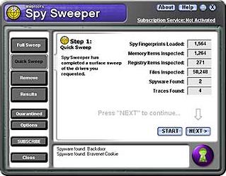 webroot spysweep