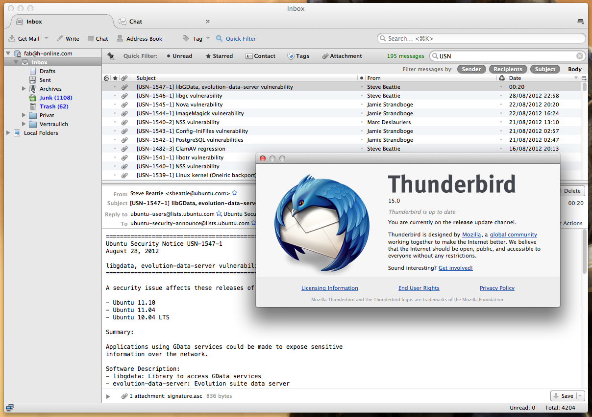 Mozilla Thunderbird For Mac Os X Fileforum