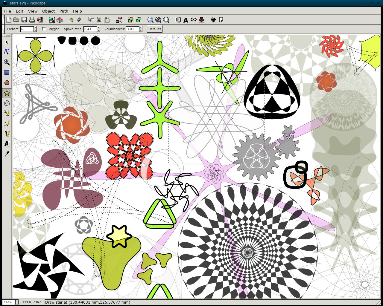 extract image to vector inkscape