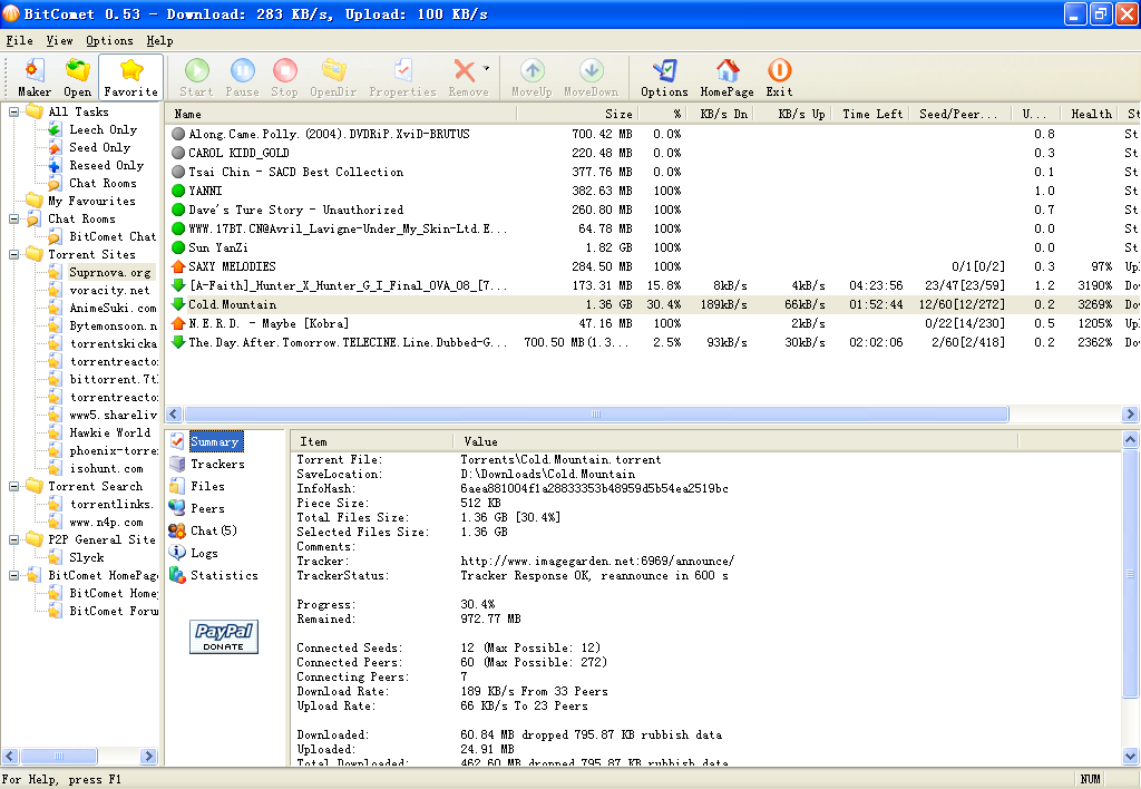 downloading BitComet 2.01