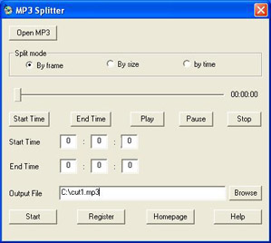 mp3 splitter custom times