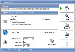 personal backup software file comparison