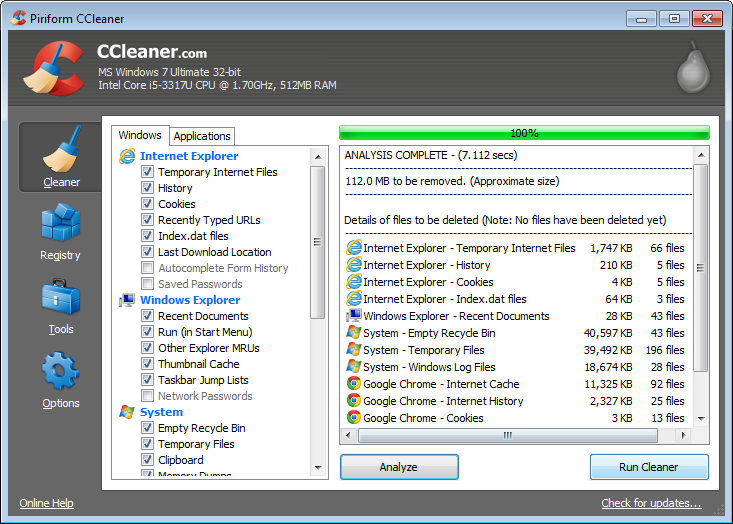 how to stop ccleaner popups