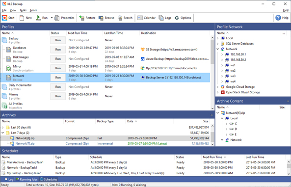 kls backup software