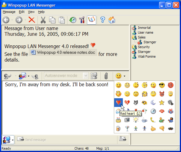 winpopup lan messenger for mac