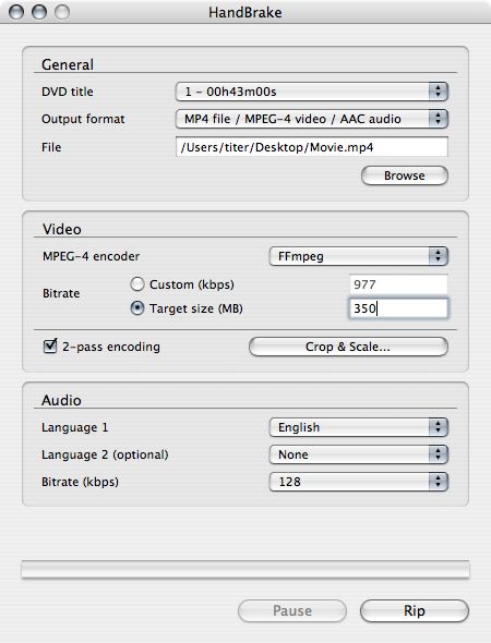 handbrake mac os catalina