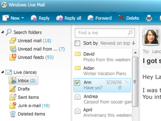 windows live mail won t start