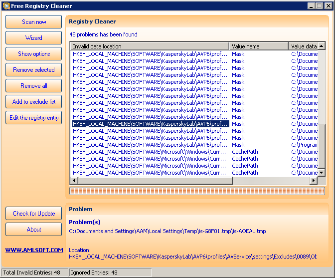 aml software free registry cleaner