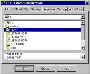 download using solarwinds tftp server