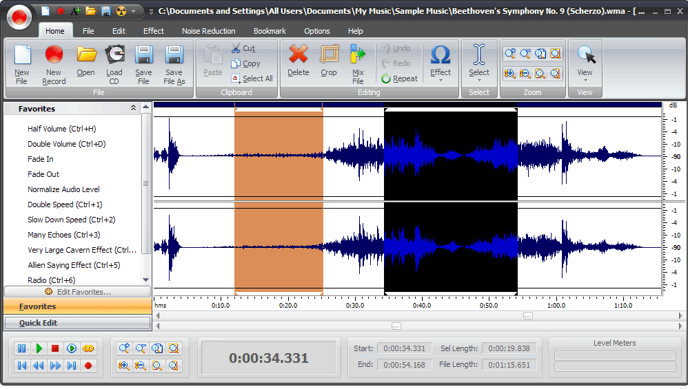 Song editing software, free download