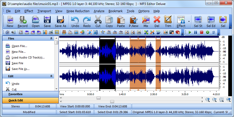 mac mp3 audio editor