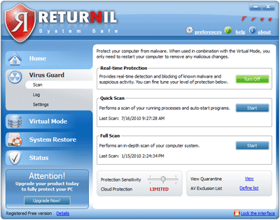 Returnil Virtual System Full Version