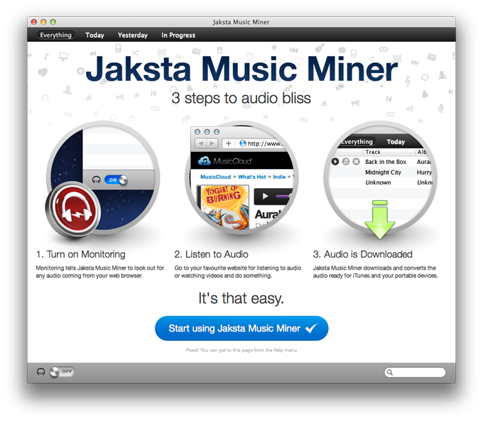 jaksta music miner spotify