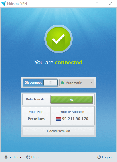 hideme vpn system service not running