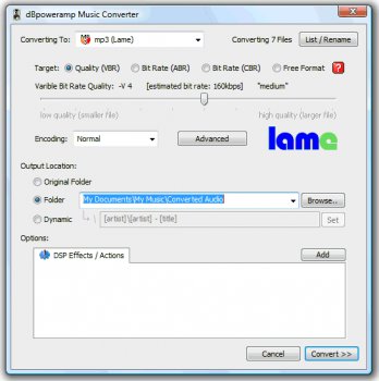 dbpoweramp music converter code