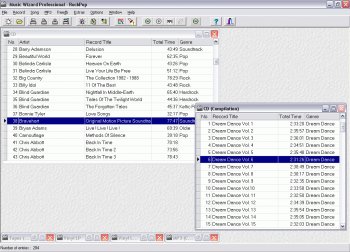 use label wizard to create record