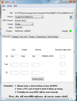 NVIDIA BIOS Editor (NiBiTor) | FileForum