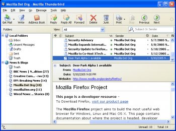 update mozilla thunderbird windows 10