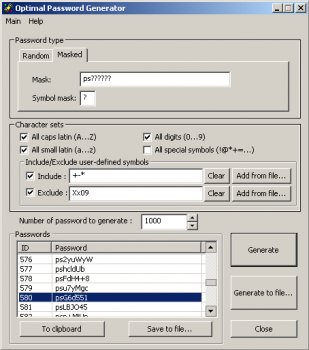 download 20 char password generator