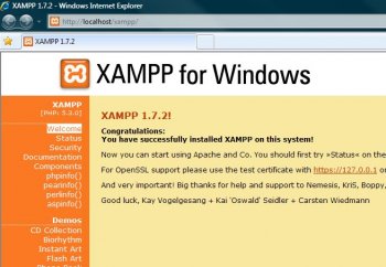 Как установить xampp на windows 7