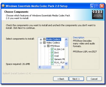 windows essentials media codec pack