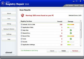 simnet registry repair 2011 cracked