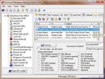 elcomsoft blackberry backup explorer